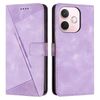 Per OPPO A5 Pro 5G Global Dream Triangle Custodia in pelle con cordino (viola)