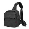 Cwatcun D93 Borsa per fotocamera Borsa a tracolla in tela, dimensioni: 19,5 x 13,5 x 25 cm Nero