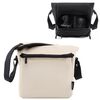 Cwatcun D103 Borsa per fotocamera a tracolla Borsa a tracolla per obiettivo fotografico, Dimensioni: 22,5 x 22,5 x 12,5 cm (Beige)