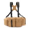 Marsupio per fotocamera Cwatcun D104, dimensioni: 75 x 10,5 x 27,5 cm (Terra)