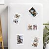 5 pezzi Cornice per album fotografico con borsa magnetica, dimensioni: 6 pollici (bianco)