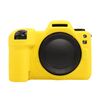 Per Nikon Z6III Custodia protettiva in silicone morbido con texture Litchi (giallo)