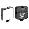 JMARY FM-59R Mini luce di riempimento dimmerabile per registrazione video con 3 attacchi a slitta fredda