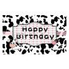 180x110 cm Cartoon Mucca Tema Decorazione festa di compleanno Sfondo Panno Fotografia Banner (2023SRB134)
