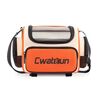 Cwatcun D121 Borsa a tracolla per fotocamera Borsa per fotografia digitale impermeabile di grande capacità colorata, colore: piccolo arancione rosso