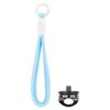 BRDRC Sports Camera Lanyard con vite da 1/4 di pollice, anti-perdita, cinturino da polso, accessori (corda azzurra, nodo bianco)