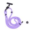 BRDRC Sport Camera Lanyard con vite da 1/4 di pollice Anti-Lost Crossbody Rope Accessorio (viola)