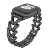 Per Apple Watch 42mm / 41mm / 40mm / 38mm Kalebol Cinturino in lega di zinco a forma di V (nero)
