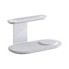 V2206 Caricabatterie wireless 3 in 1 da 15 W con luce notturna (argento)