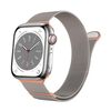 Per Apple Watch 46mm / 49mm / 45mm / 44mm Kalebol Semi-round Tail Milan Cinturino in acciaio inossidabile (Starlight Orange)