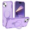 Per iPhone 15 Plus Yingcai Gears MagSafe Holder Custodia antiurto per telefono (viola)