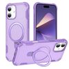 Per iPhone 16 Plus Yingcai Gears MagSafe Holder Custodia antiurto per telefono (viola)
