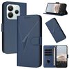 Custodia in pelle con fibbia a triangolo per Redmi Note 14 4G da 164,84 mm (blu reale)