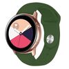 Cinturino per orologio in silicone con fibbia inversa universale Kalebol da 20 mm (verde pino)