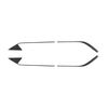 Per Chevrolet Corvette C8 4 pezzi/set adesivo per sfiato motore sul tetto (nero)