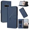 Per Nothing Phone 3a Custodia in pelle con fibbia a motivo triangolare (blu reale)