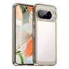 Per Google Pixel 10 Custodia per telefono in TPU ibrida acrilica serie colorata (grigio trasparente)