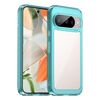 Per Google Pixel 10 Custodia per telefono in TPU ibrida acrilica serie colorata (blu trasparente)