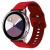 Cinturino per orologio in silicone con fibbia a testa piatta universale Kalebol da 22 mm (rosso)