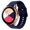 Cinturino per orologio in silicone con fibbia a testa piatta universale Kalebol da 22 mm (viola)