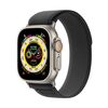 Per Apple Watch 46mm / 49mm / 45mm / 44mm Kalebol Wild Track Loop Nylon Watch Band (Nero+Grigio)