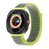 Per Samsung Galaxy Watch Ultra 47mm Kalebol Quick Release Nylon Braided Watch Band (Giallo Brillante)