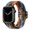 Per Apple Watch 46mm / 49mm / 45mm / 44mm Kalebol Eight Buckle Nylon Braided Watch Band (mimetico)