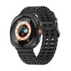 Per Samsung Galaxy Watch Ultra 47mm Kalebol Cinturino in silicone traspirante poroso (nero)