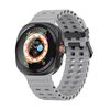 Per Samsung Galaxy Watch Ultra 47mm Kalebol Cinturino in silicone traspirante poroso (grigio)