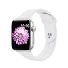 Per Apple Watch 46mm / 49mm / 45mm / 44mm Kalebol Reverse Buckle Cinturino in silicone (bianco)