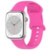 Per Apple Watch 46mm / 49mm / 45mm / 44mm Kalebol 8-shaped Buckle Butterfly Embossed Silicone Watch Band (Rosa shocking)