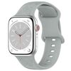 Per Apple Watch 42mm / 41mm / 40mm / 38mm Kalebol 8-shaped Buckle Butterfly Embossed Silicone Watch Band (Grigio)
