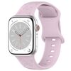 Per Apple Watch 42mm / 41mm / 40mm / 38mm Kalebol 8-shaped Buckle Butterfly Embossed Silicone Watch Band (Lavanda)