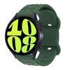 Cinturino per orologio in silicone con fibbia a farfalla e stampa leopardata Kalebol da 18 mm (verde scuro)