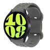 Cinturino per orologio in silicone con fibbia a farfalla e stampa leopardata Kalebol da 20 mm (grigio siderale)