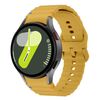 Per Samsung Galaxy Watch 7/6/5/4 Cinturino in silicone con cuciture a onda Kalebol (giallo ufficiale)