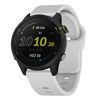 Cinturino per orologio in silicone con fibbia borchiata Kalebol Dot da 20 mm (bianco)