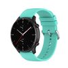 Cinturino per orologio in silicone con coda rotonda Kalebol da 22 mm (blu lago)