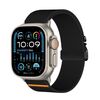 Per Apple Watch 46mm / 49mm / 45mm / 44mm Kalebol Parachute Buckle Cinturino elastico in nylon (nero)