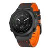 Per Garmin Fenix ​​7 22mm Kalebol Dot Hole Cinturino in silicone con sgancio rapido (nero arancione)