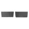 Per Chevrolet Corvette C8 2 pezzi/set adesivo pannello specchio di cortesia (nero)