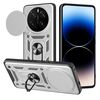 Per Honor Magic7 Pro Custodia per fotocamera scorrevole in TPU+PC (argento)