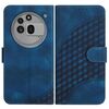 Per Nothing Phone 3a Pro Custodia in pelle con stampa a testa di elefante e cordino (blu reale)