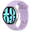 Per Samsung Galaxy Watch7 / 6 / 5 Kalebol Reverse Buckle Wave Pattern Cinturino in silicone (viola)