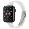 Per Apple Watch 46mm / 49mm / 45mm / 44mm Cinturino in resina ovale (bianco perla)