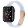 Per Apple Watch 42mm / 41mm / 40mm / 38mm Cinturino ovale in resina (blu sirena)