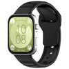 Per Huawei Watch Fit 3 Kalevol Cinturino in silicone con motivo a pois (nero)