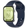 Per Huawei Watch Fit 3 Kalevol Cinturino in silicone con motivo a pois (blu notte)
