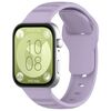 Per Huawei Watch Fit 3 Kalevol Cinturino in silicone con motivo a pois (viola scuro)