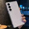 Per Samsung Galaxy S25+ 5G Custodia per telefono in TPU antiurto con paillettes e glitter (trasparente)